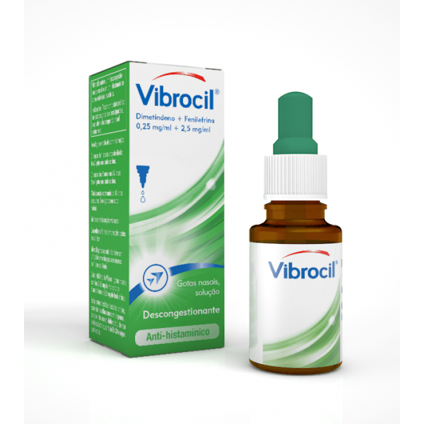 Vibrocil (15 mL), 0,25/2,5 mg/mL x 1 sol nasal conta-gotas