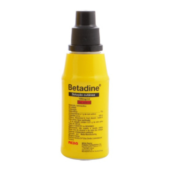 Betadine, 100 mg/mL-125mL x 1 sol cut