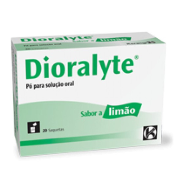 Dioralyte (Sabor Limão) x 20 pó sol oral saq