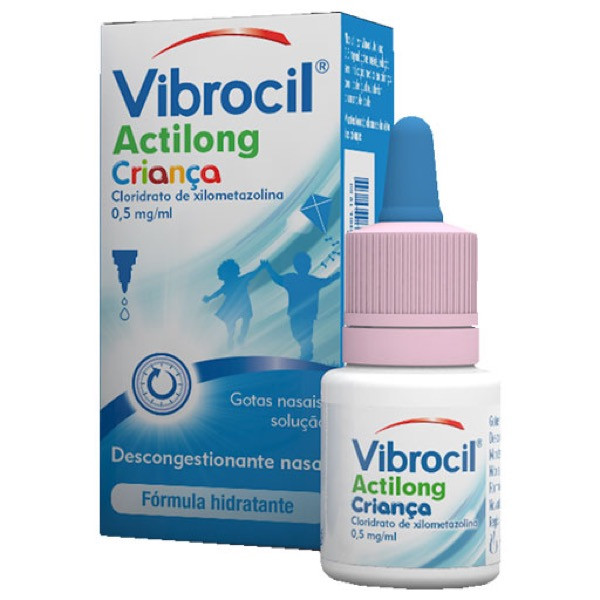 Vibrocil Actilong, 0,5 mg/mL-10 mL x 1 sol nasal conta-gotas