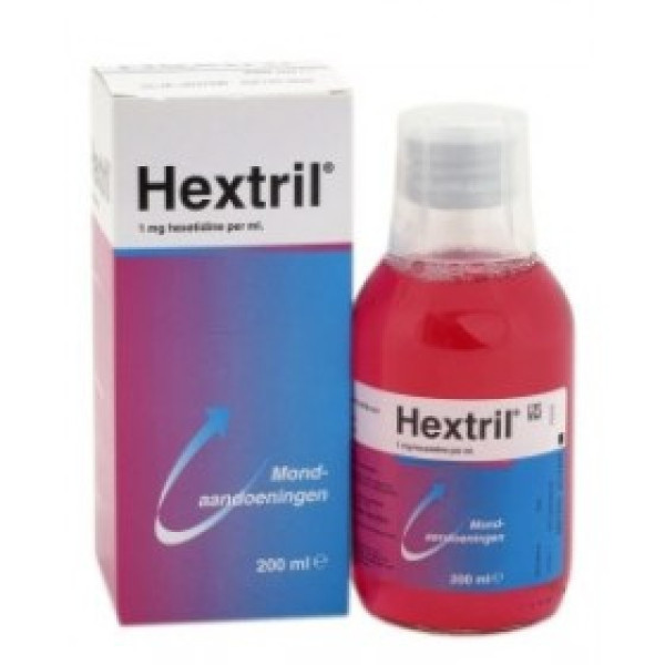 Hextril, 1 mg/mL-200 mL x 1 sol bucal frasco