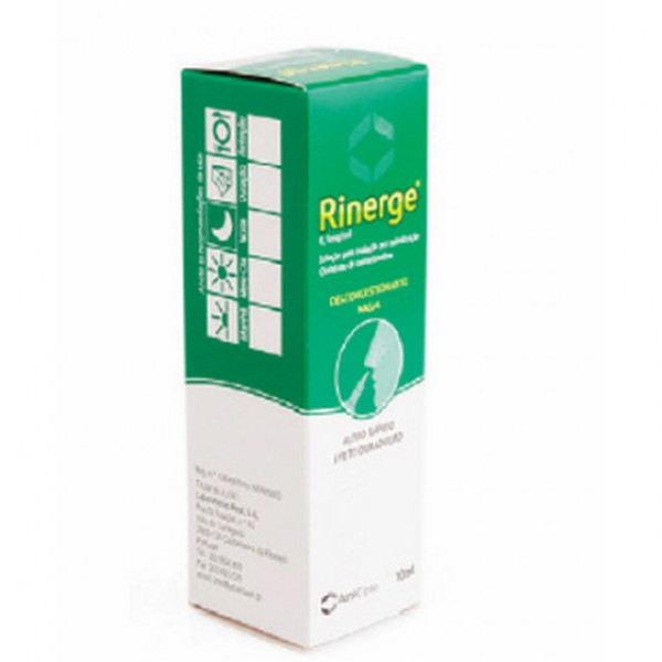 Rinerge, 0,5 mg/mL-10mL x 1 sol pulv nasal