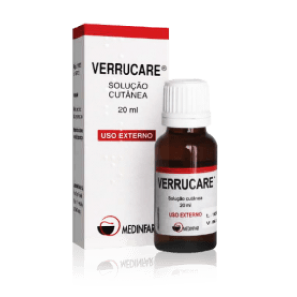 Verrucare , 5 mg/ml + 100 mg/ml Frasco 20 ml Sol cutan