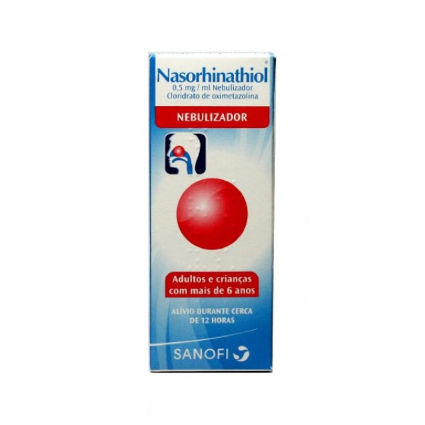 Nasorhinathiol, 0,5 mg/mL-15 mL x 1 sol pulv nasal