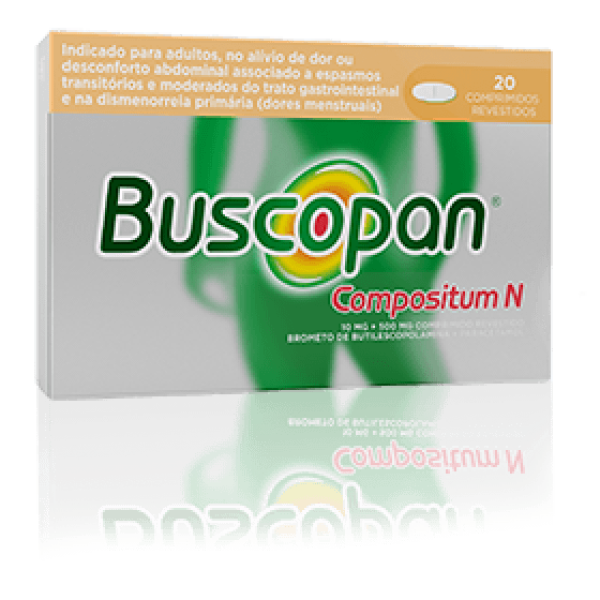 Buscopan Compositum N, 10/500 mg x 20 comp rev