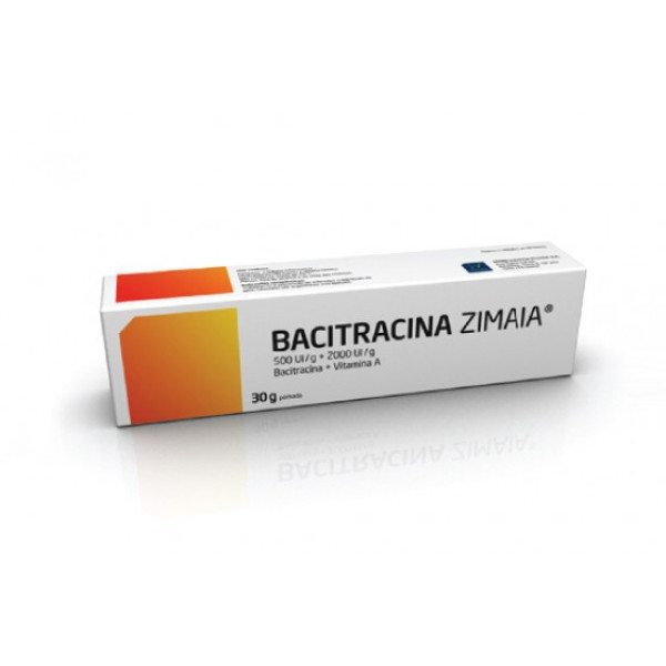 Bacitracina Zimaia (10g), 500/2000 UI/g x 1 pda