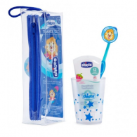 Chicco Higiene Conjunto Oral Menino 3A-6A Azul