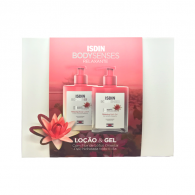 Isdin Bodysenses Relaxante com Flor de Lótus Oriental Loção corporal 500 ml + Gel de banho 500 ml Natal 2021