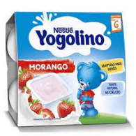 Nestle Iogolino Morango 4x100g 8m