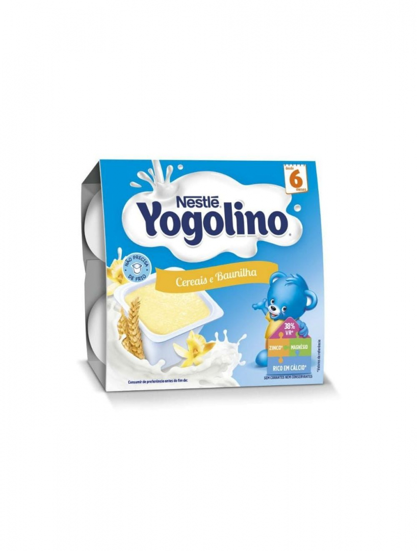 Nestle Yogolino Cereais e Baunilha 4 X100g
