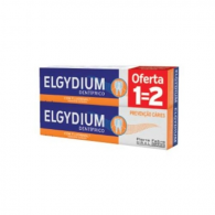 Elgydium Prevenção Cáries Duo pasta dentífrica 2 x 75 ml com Oferta de 2ª Embalagemagem